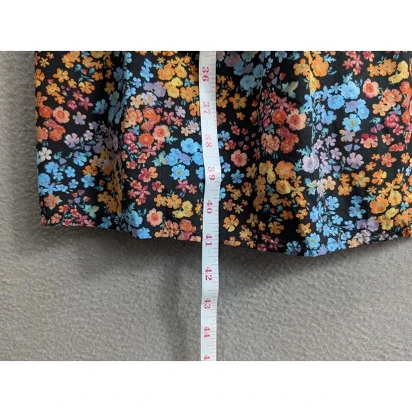 A.N.A Dress Women's Sz XS Floral Cottagecore Puff Sleeves Prairie Smocked Boho‎ - Picture 8 of 12